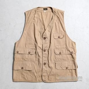L.L.BEAN COTTON POPLIN HUNTING VESTGOOD CONDITION/BIG SIZE