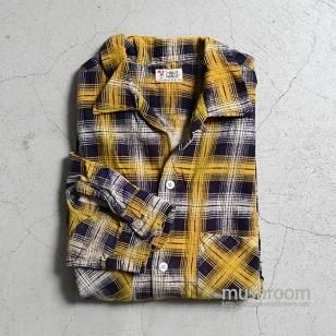 CRAIG NOBLE PLAID FLANNEL BOX SHIRTGOOD CONDITION/L