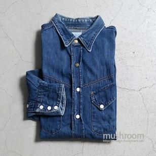 SEARS ROEBUCKS DENIM WESTERN SHIRT