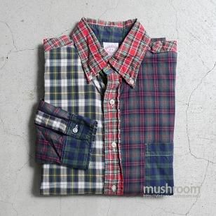 BROOKS BROS CRAZY PATTERN BD SHIRT15-R