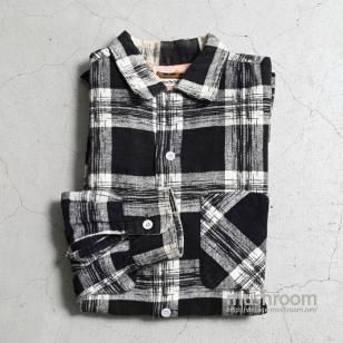 Monticello BLKWHT FLANNEL SHIRTMEDIUM