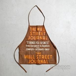 THE WALL STREET JOURNAL BROWN CANVAS APRONGOOD CONDITION
