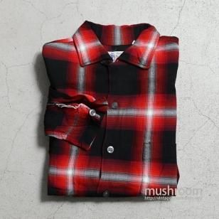 TOWNCRAFT PLAID RAYON BOX SHIRT