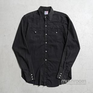 LEVI'S SADDLE MAN BLACK WESTERN SHIRT