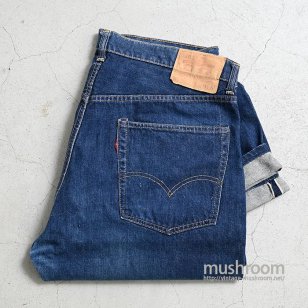 LEVI'S 505 BIGE JEANS WITH SELVEDGEW38L29/GOOD CONDITION