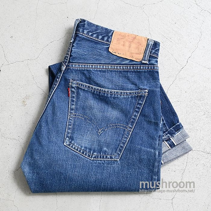 LEVI'S 505 ”A-TYPE” BIGE JEANS WITH SELVEDGE（W33L32/EARLY TYPE