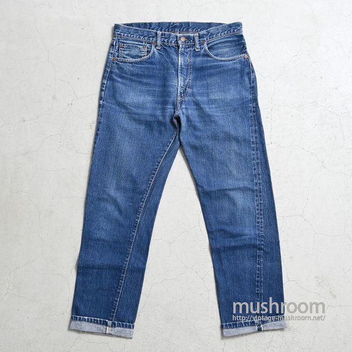 LEVI'S 505 ”A-TYPE” BIGE JEANS WITH SELVEDGE（W33L32/EARLY