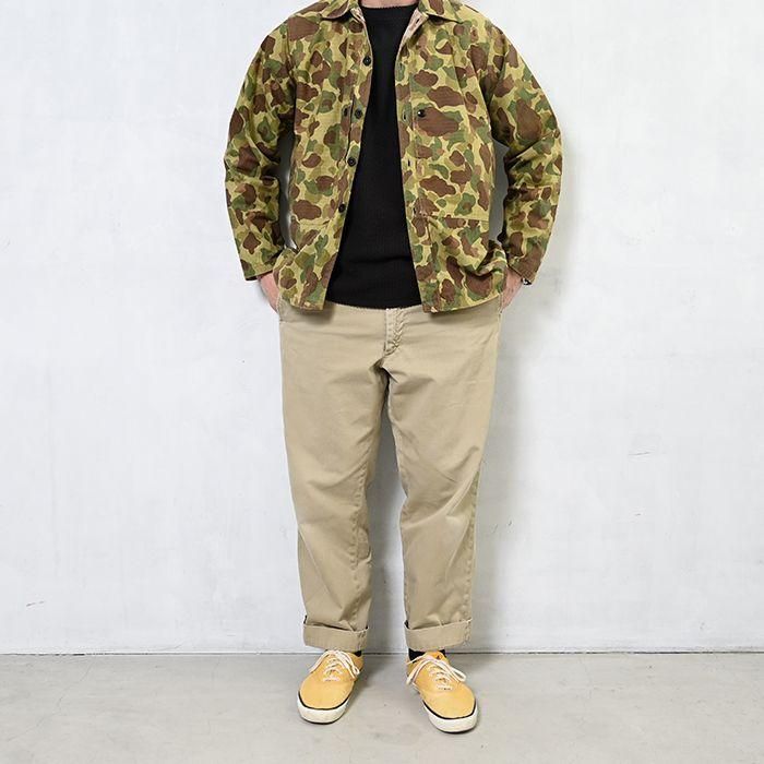 WW2 USMC DUCKHUNTER-CAMO HBT JACKET（MINT/36） - 古着屋