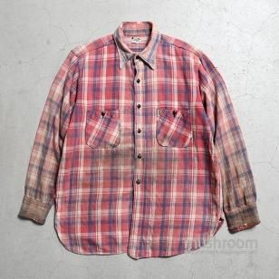 OLD PLAID FLANNEL SHIRTGOOD FADE