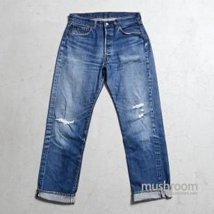 LEVI'S 501 BIGE JEANSNICE COLOR&DAMAGE