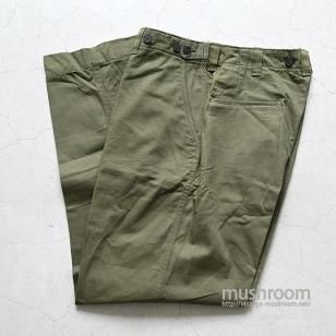 WW2 U.S.ARMY COTTON FIELD TROUSERSDEADSTOCK/W34-L32
