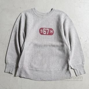 CHAMPION WATER PRINT REVERSE WEAVEONE COLOR TAG/MEDIUM