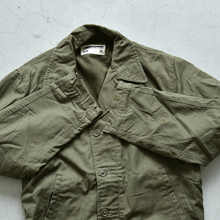 U.S.NAVY N-4 JACKET（36/ALMOST DEADSTOCK） - 古着屋 ｜ mushroom