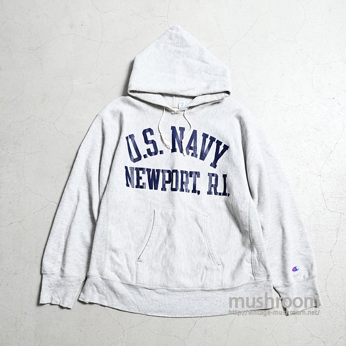 CHAMPION U.S.NAVY REVERSE WEAVE HOODY（LARGE） - 古着屋