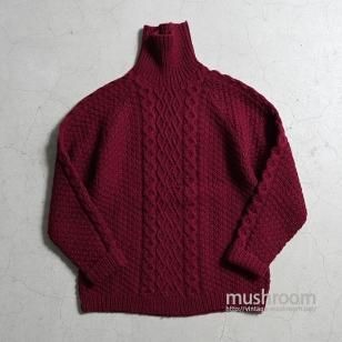 OLD TURTLE-NECK FISHERMAN SWEATERGOOD CONDITION