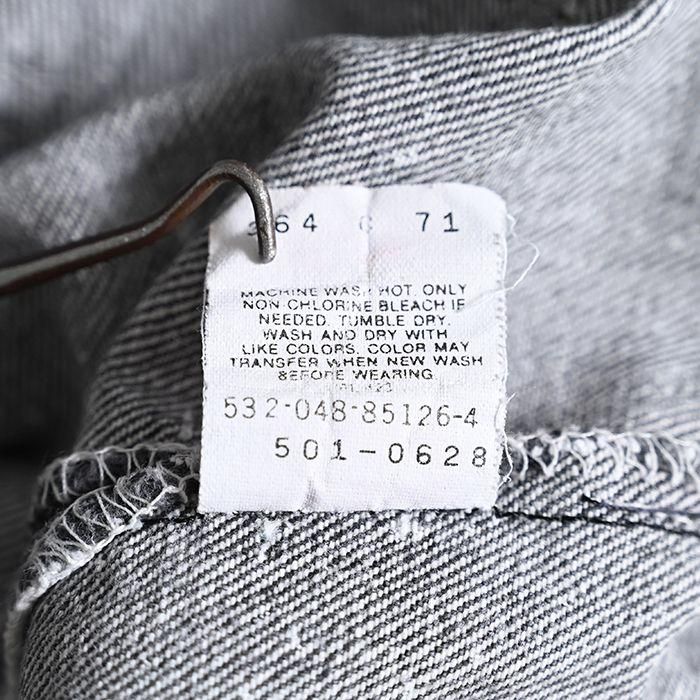 LEVI'S 501-0628 GALACTIC WASHED BLACK JEANS(W36L32) - 古着 LEVI'S 501-0628 GALACTIC WASHED BLACK JEANS(W36L32) - 古着