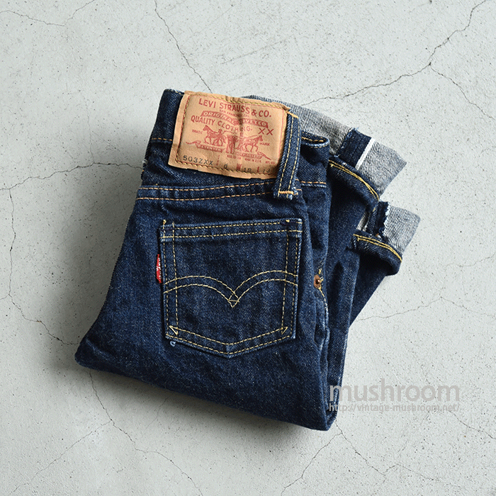 LEVI'S 503ZXX JEANS(AGE0/1WASHED) - 古着屋 | mushroom LEVI'S 503ZXX JEANS(AGE0/1WASHED) - 古着屋 | mushroom