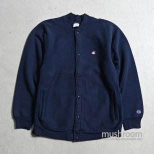 CHAMPION FULL NAVY BLUE SNAP REVERSE WEAVE （GOOD CONDITION/LARGE）