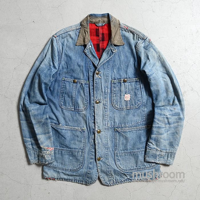TUFNUT DENIM COVERALL WITH FLANNEL LINNIG（38） - 古着屋 