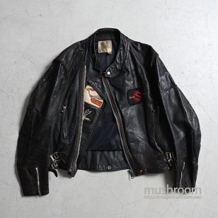 LEWIS LEATHERS AVIAKIT M/C LEATHER JACKET WITH PATCH