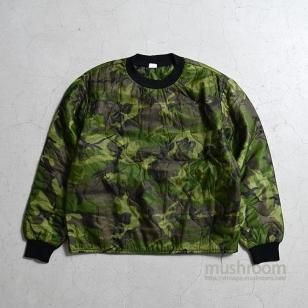 OLD CAMOUFLAGE QUILTING SHIRT GOOD CONDITION/X-LARGE