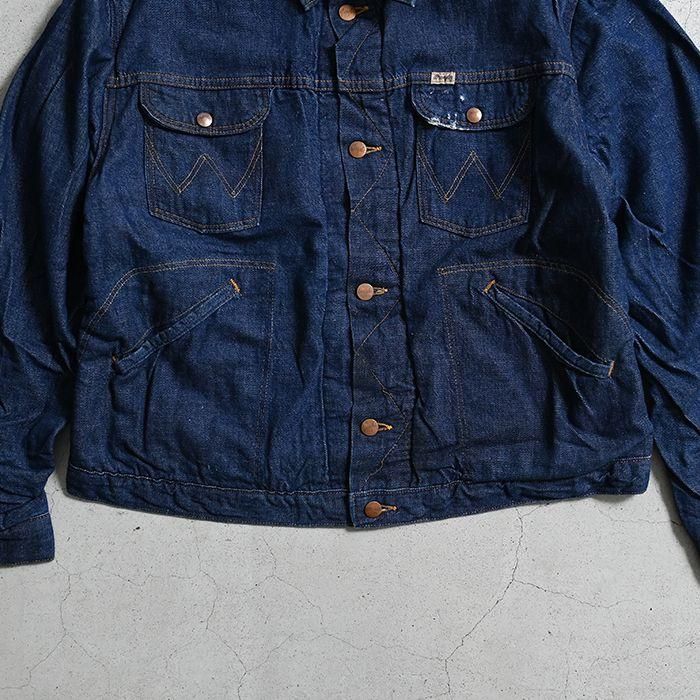 希少 サイズ46 ヴィンテージ Wrangler デニムジャケット 20mjl Wrangler ビンテージ 70's 米国製 MADE IN USA ラングラー 20MJL