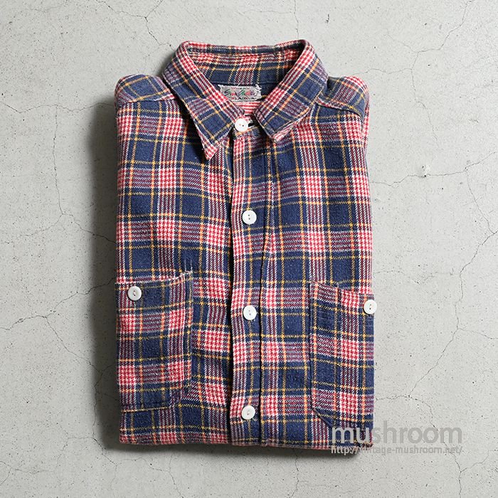 SUN VALLEY PLAID FLANNEL SHIRT（GOOD CONDITION） - 古着屋