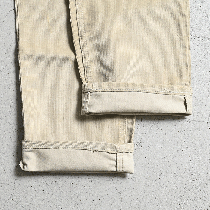 LEVI'S 518-1722 BIGE SLIM FITS CORDUROY PANTS（W33L32/DEADSTOCK 