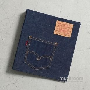 LEVI'S BIGE S TYPE ADVERTISING DENIM BINDERDEADSTOCK