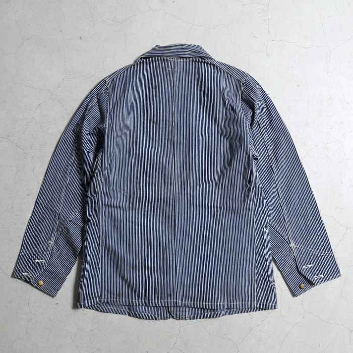 Lee 98-J HICKORY STRIPE COVERALL（DEADSTOCK/38） - 古着屋 
