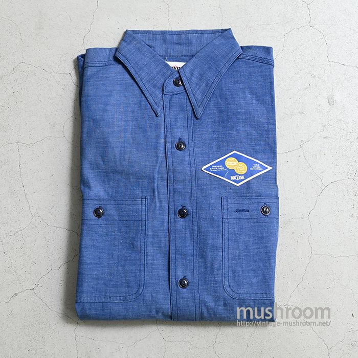 BIG YANK BLUE CHAMBRAY WORK SHIRT（50th ANIVERSARY/DEADSTOCK/15