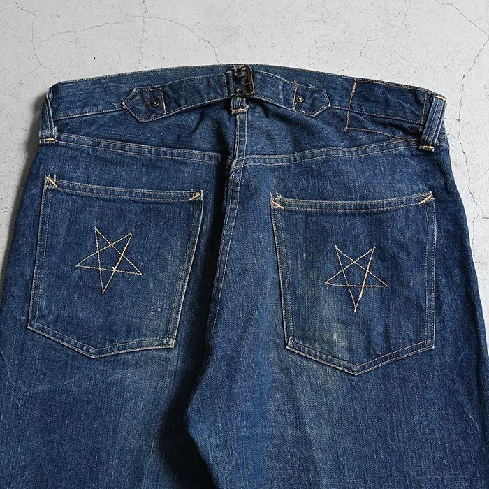 MONTGOMERY WARD FIVE POCKET JEANS WTH BUCKLEBACK - 古着屋 MONTGOMERY WARD FIVE POCKET JEANS WTH BUCKLEBACK - 古着屋