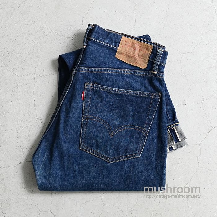 LEVI'S 505 BIGE JEANS WITH SELVEDGE （W34） - 古着屋 ｜ mushroom