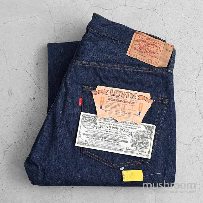 LEVI'S 501 RED LINE JEANS（W36L36/DEADSTOCK） - 古着屋 ｜ mushroom(マッシュルーム)　 ヴィンテージクロージングストア