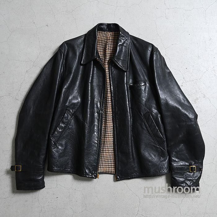 UNKNOWN HORSEHIDE LEATHER SPORTS JACKET(GOOD CONDITION UNKNOWN HORSEHIDE LEATHER SPORTS JACKET(GOOD CONDITION