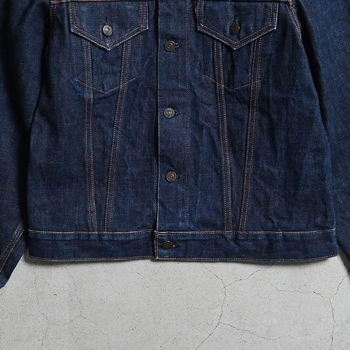 LEVI'S 70505-0217 BIGE DENIM JACKET WITH PAINT（MINT/42