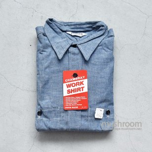 FIVEBROTHER CHAMBRAY WORK SHIRT（L/DEADSTOCK） 