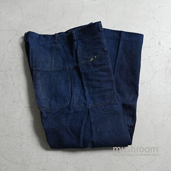 WW2 U.S.NAVY DUNGAREE DENIM TROUSERS（DARK COLOR） - 古着屋