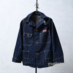 BIG BEN DENIM COVERALL WITH CHINSTRAP（MINT/KID'S SIZE）