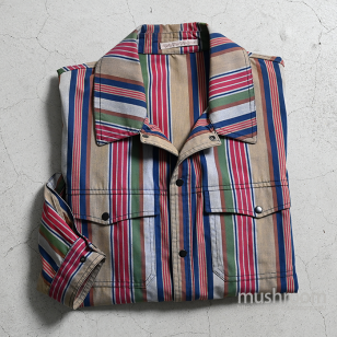 MIGHTY-MAC MULTI-STRIPED BOAT JACKETMINT CONDITION