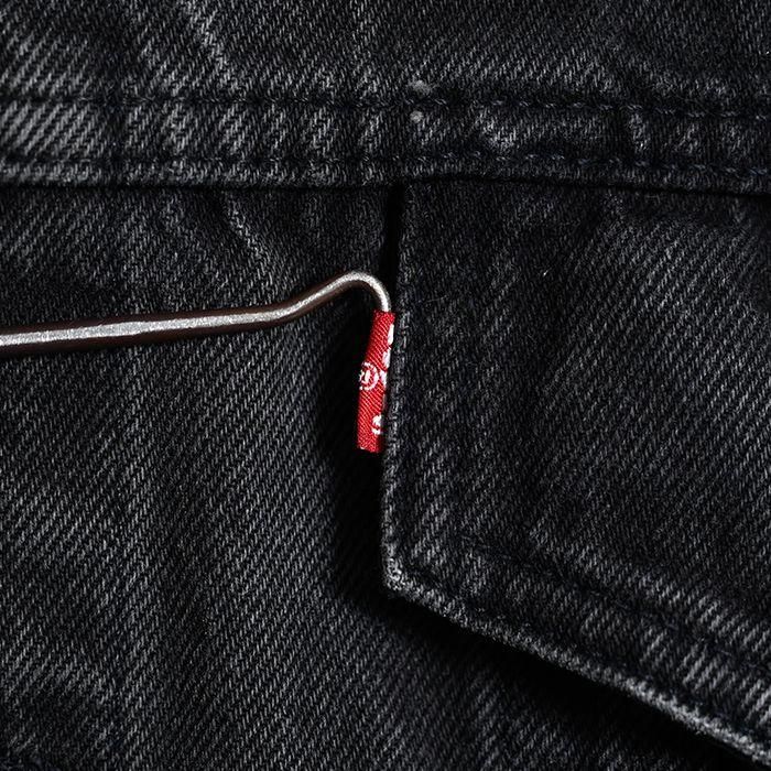 LEVI'S 70507-0270 BLACK DENIM JACKET（MEDIUM） - 古着屋