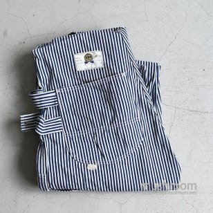 LEE W/KNEE EXPRESS-STRIPE OVERALLS WITH APRONMINT/W40L32