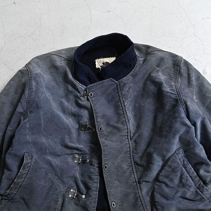 WW2 U.S.NAVY BLUE DECK JACKET（SZ44） - 古着屋 ｜ mushroom