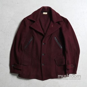 WEST WOOD SINGLE BREASTED WOOL COATMADE IN HIRCH-WEIS FACTORY NO2