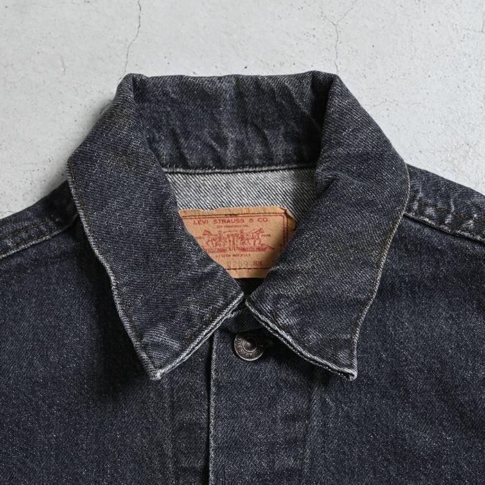M*J様 Levi's リーバイス70506 0259 先染め ブラックデニム 古着 80s USA製 Levi's 70506-0259 先染め ブラック デニム