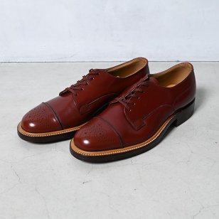 HURD BROWN LEATHER SHOES50'S/DEADSTOCK