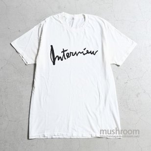 Interview Magazine LOGO T-SHIRTby Andy Warhol