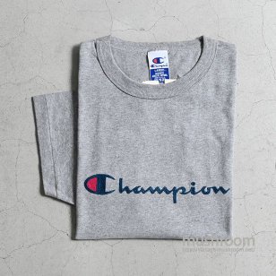 CHAMPION EMBROIDERY LOGO T-SHIRT（DEADSTOCK/L）