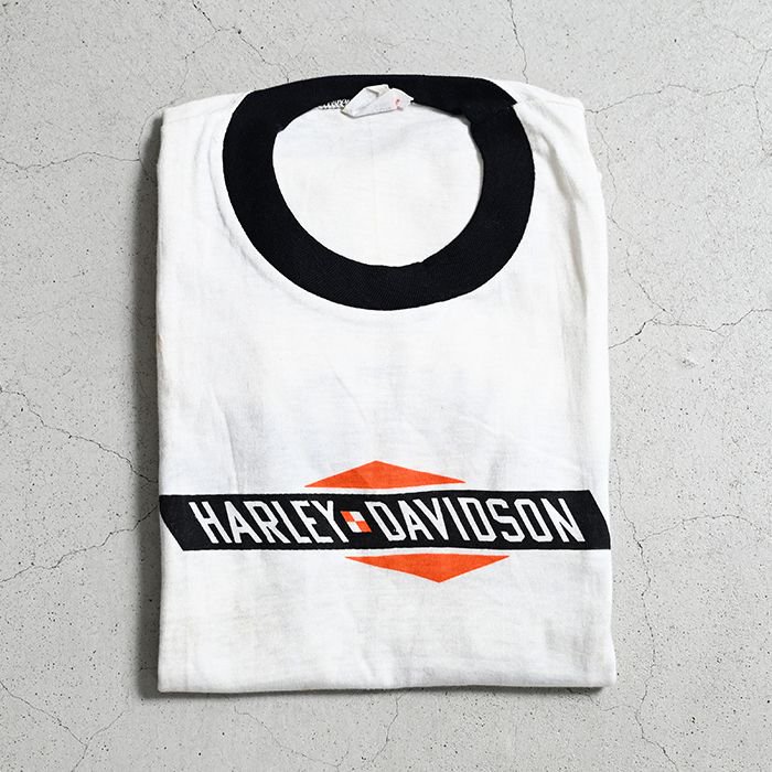 CHAMPION × HARLEY-DAVIDSON DEALER T-SHIRT（DEADSTOCK/SMALL