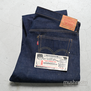LEVI'S 505 BIGE JEANS WITH SELVEDGE W42L32/DEADSTOCK